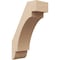 Ekena Millwork 3-inch W x 6-inch D x 10-inch H Aspen Rough Cedar Woodgrain TimberThane Knee Brace, Primed BRCUR03X06X10ASPRCPR - alternate 1
